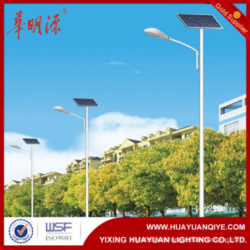 solar powered street light pole, solar lamp post with solar powered street lights